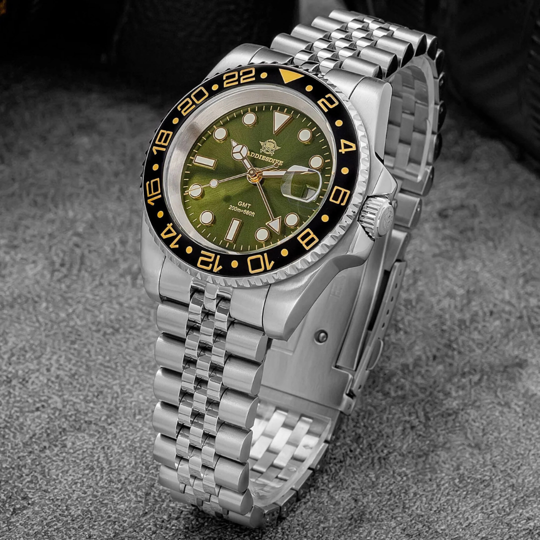 Reloj Addiesdive AD2050 GMT Mov Suizo 200mts Hombre - Análogo