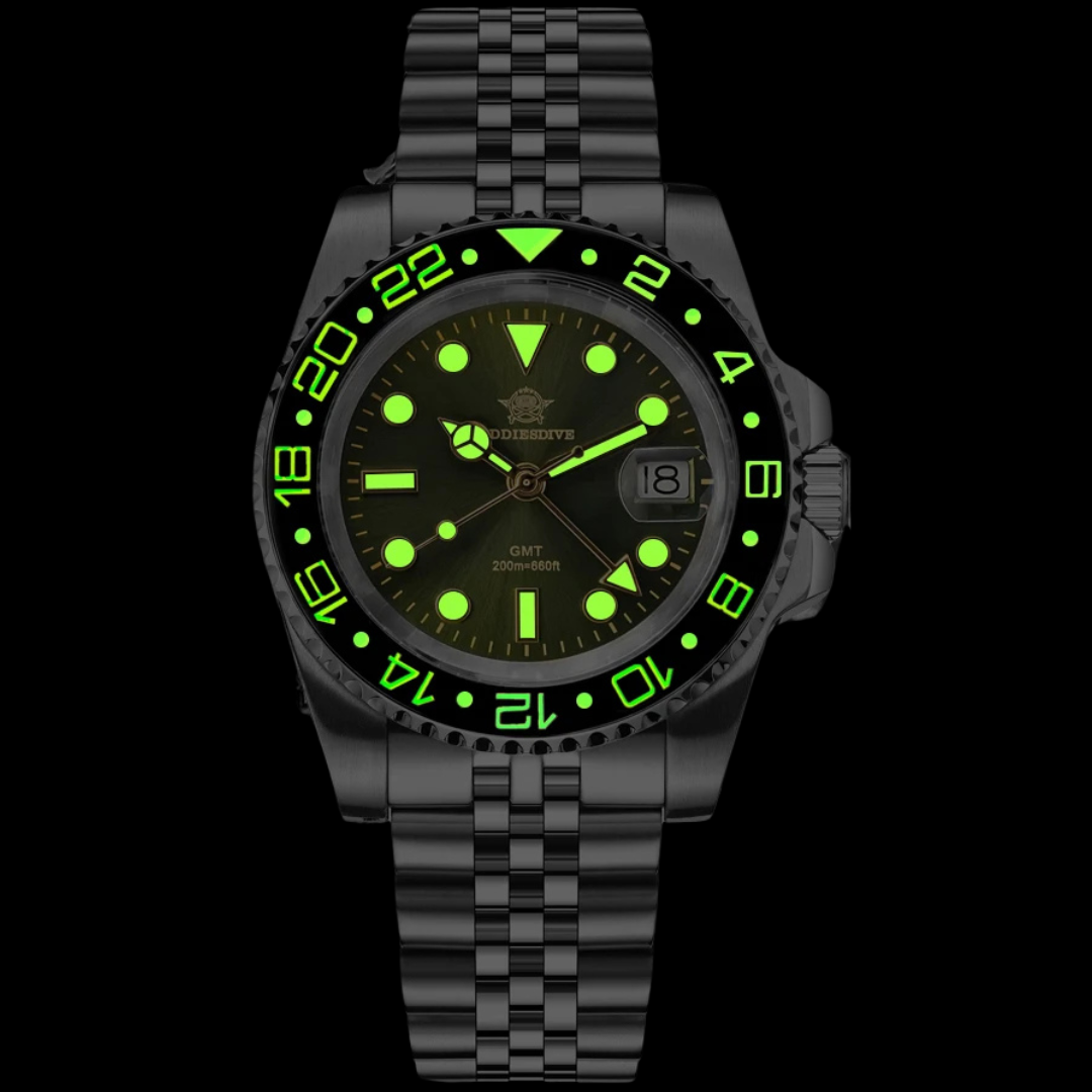 Reloj Addiesdive AD2050 GMT Mov Suizo 200mts Hombre - Análogo