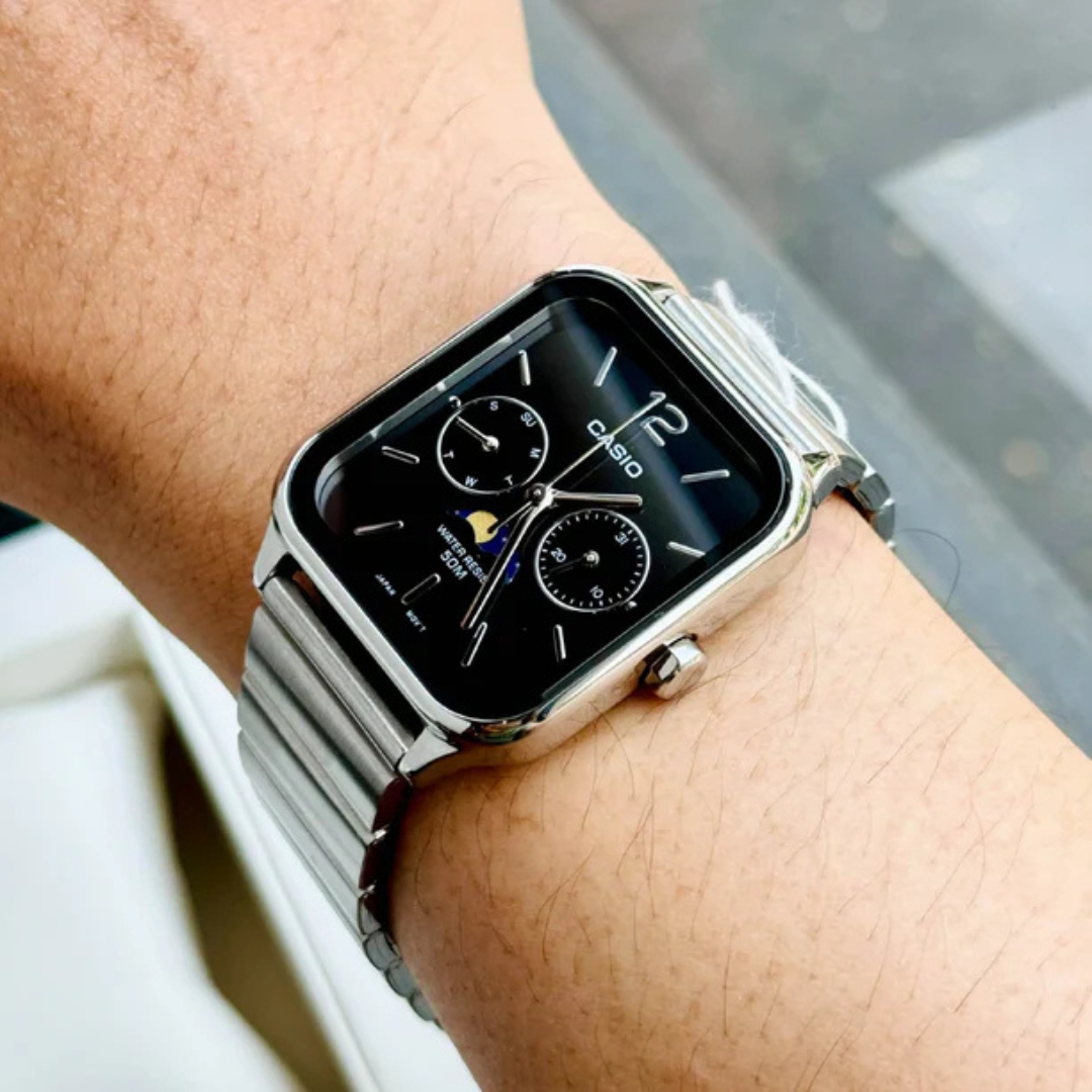 Reloj Casio Moonphase MTP-M305D-1A2V Unisex - Análogo