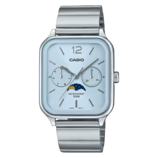Reloj Casio Moonphase MTP-M305D-2AV Unisex- Análogo