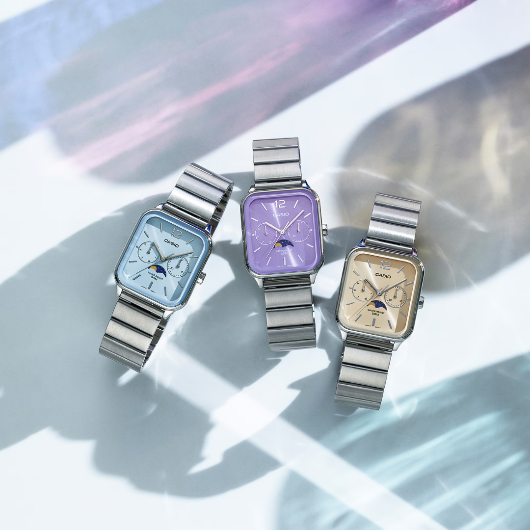 Reloj Casio Moonphase MTP-M305D-6AV Unisex - Análogo
