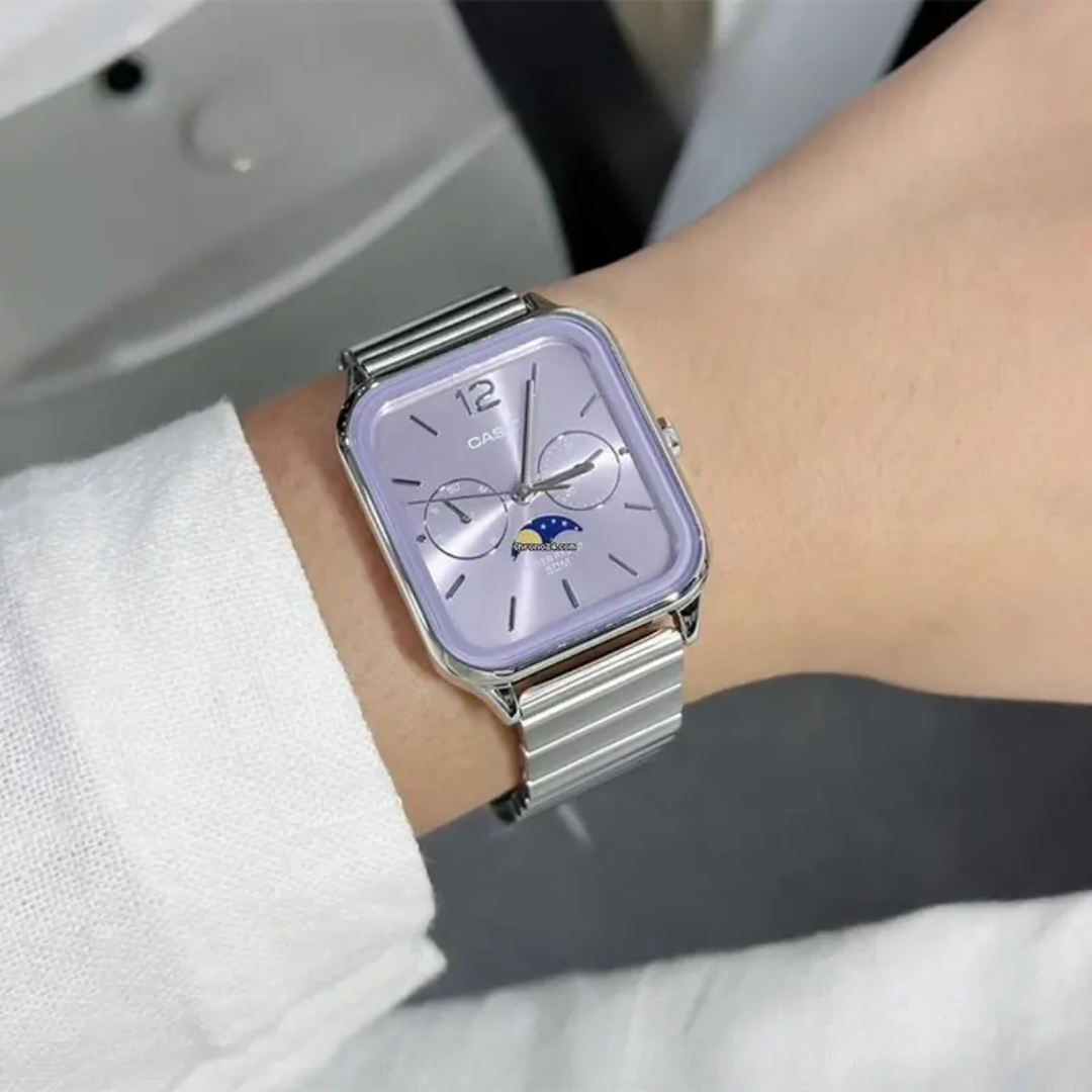 Reloj Casio Moonphase MTP-M305D-6AV Unisex - Análogo