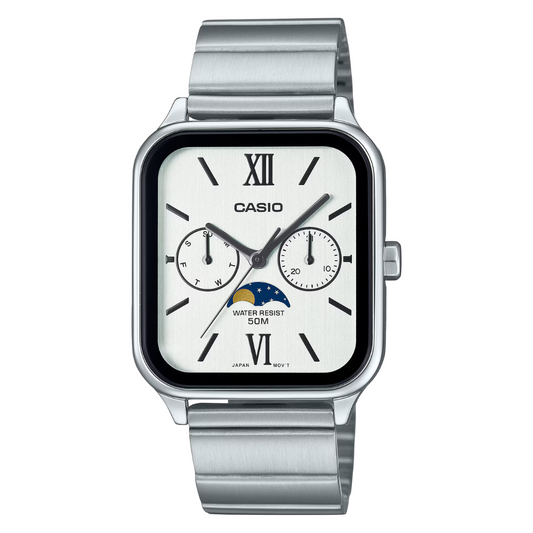 Reloj Casio Moonphase MTP-M305D-7A2V Unisex - Análogo