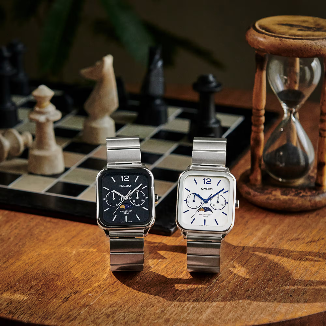 Reloj Casio Moonphase MTP-M305D-7AV Unisex - Análogo