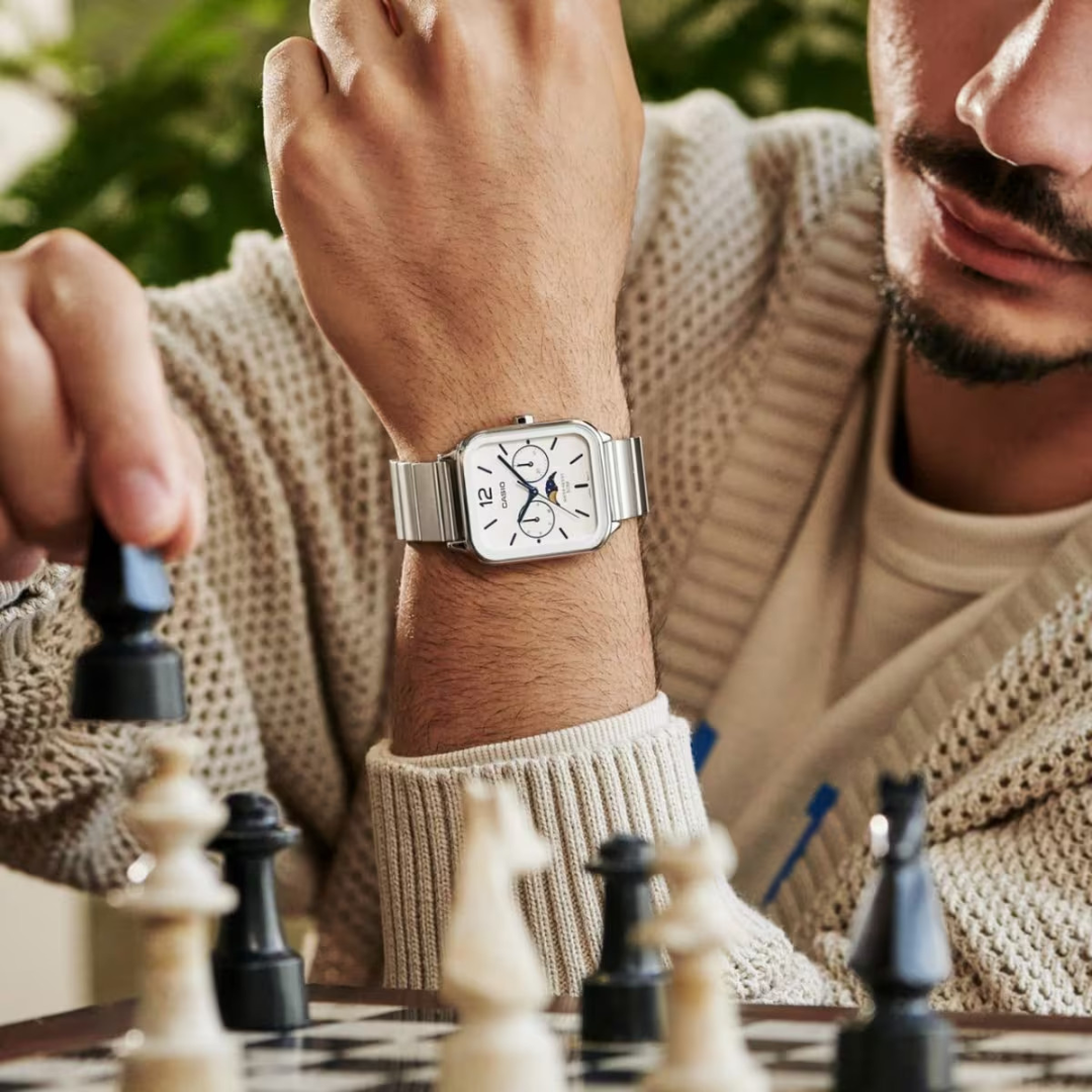 Reloj Casio Moonphase MTP-M305D-7AV Unisex - Análogo