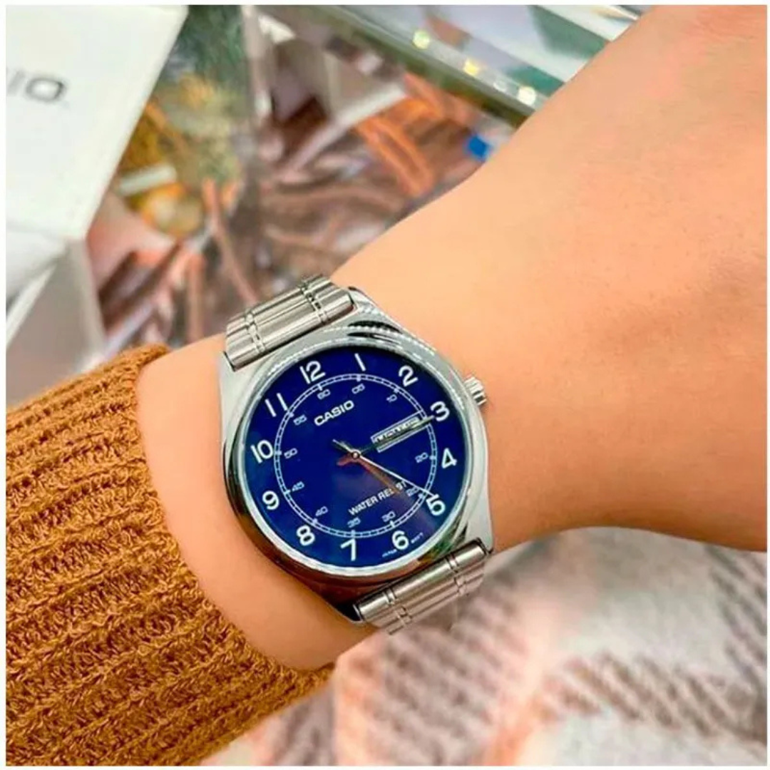 Reloj Casio MTP-V006D-2B Hombre - Análogo