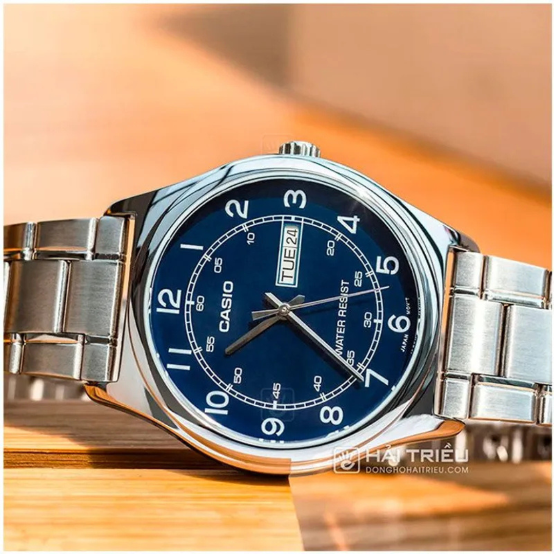 Reloj Casio MTP-V006D-2B Hombre - Análogo