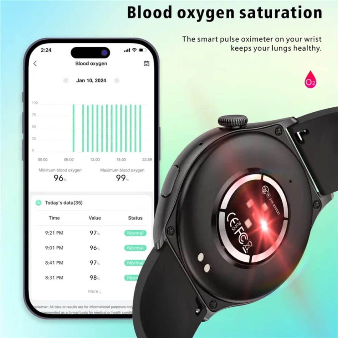 SmartWatch XBits X-QX10-N Unisex para Android o iOS