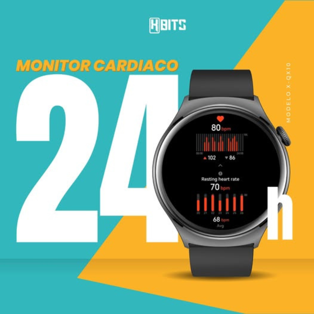 SmartWatch XBits X-QX10-N Unisex para Android o iOS