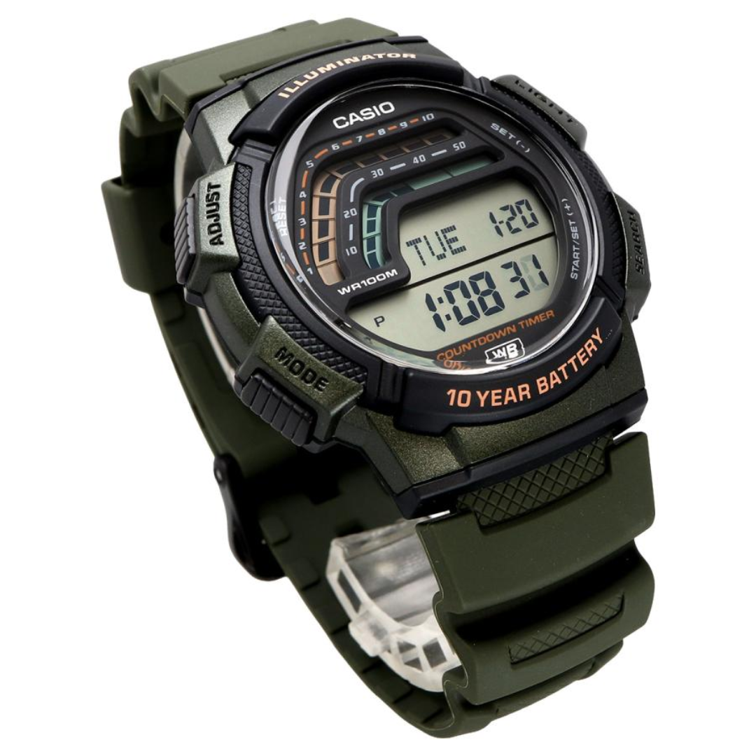 Reloj Casio WS-1800-3AV Hombre - Digital