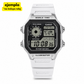 Correa Resina Blanca 18mm para modelos Casio MRW-200H | W-218H | AE-1200 | AE-1100 | SGW-300/400