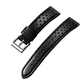 Correa Cuero Perforado Negro 18mm - Universal