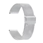 Correa Acero Inoxidable Malla o Milanesa Plateado 18mm - Universal