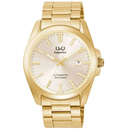 Reloj Q&Q S23A-509PK Automático 21 Jewels Hombre - Análogo