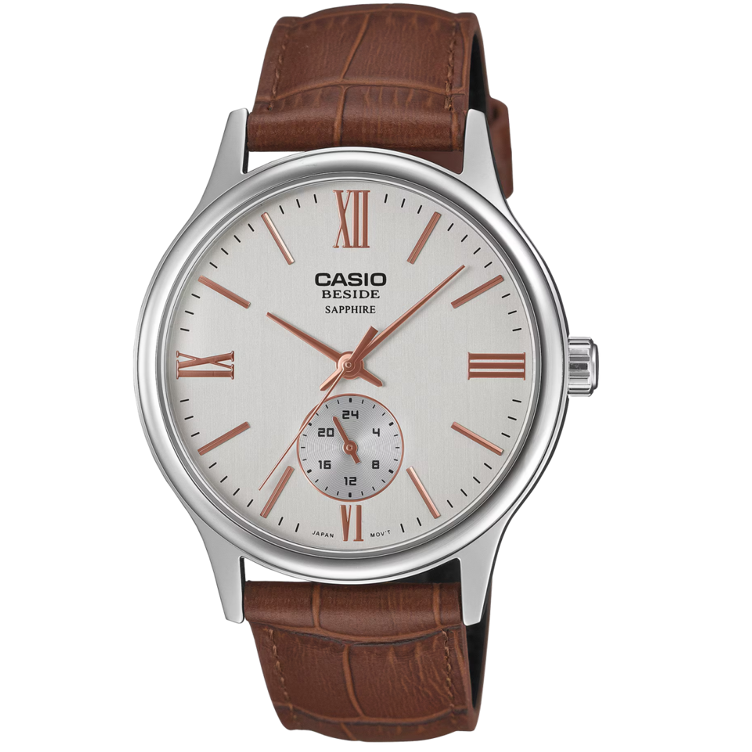 Reloj Casio Beside BMS-100L-5AV Zafiro Hombre - Análogo