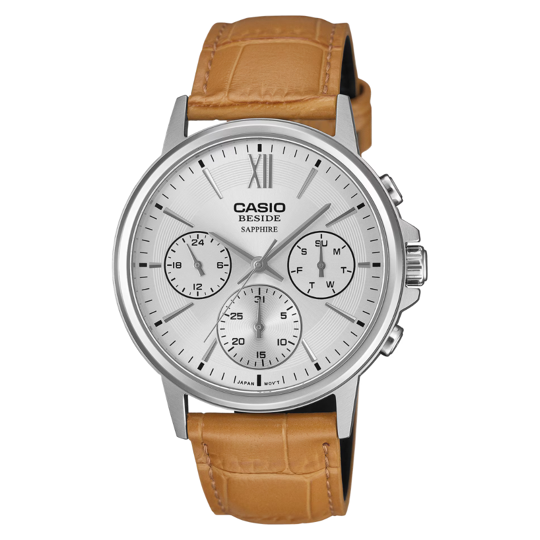 Reloj Casio Beside BMS-300L-5AV Zafiro Hombre - Análogo