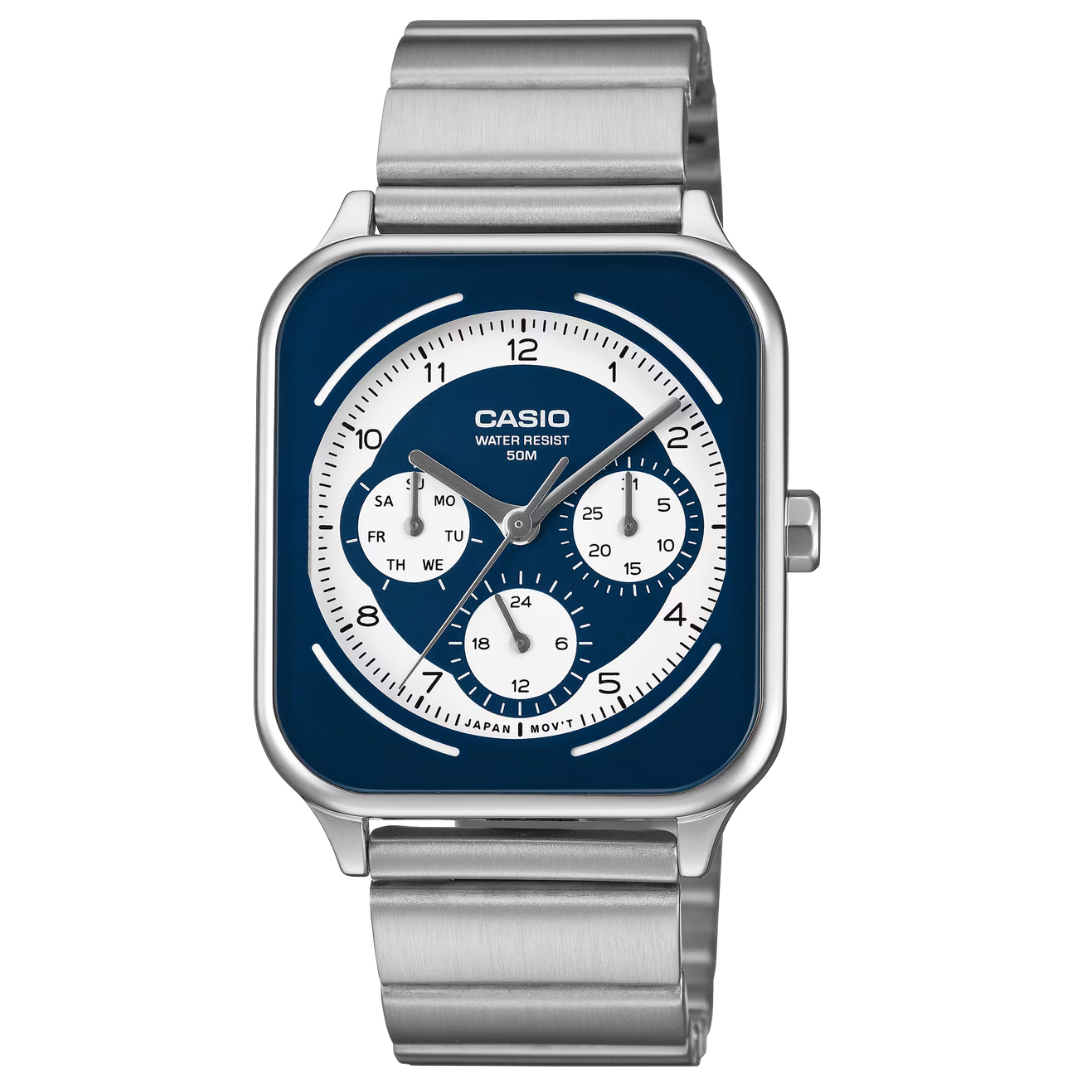 Reloj Casio Moonphase MTP-M307D-2B Unisex - Análogo