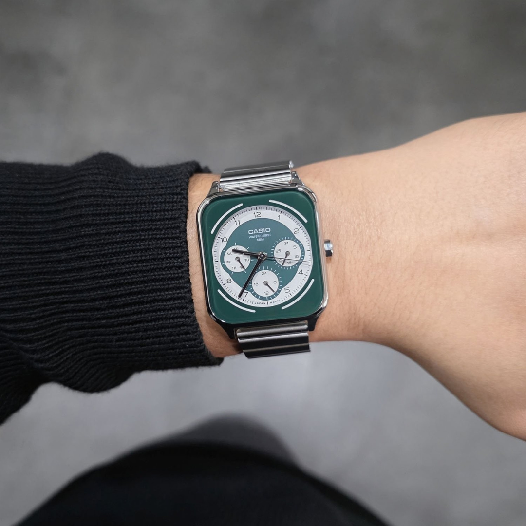 Reloj Casio Moonphase MTP-M307D-3B Unisex - Análogo