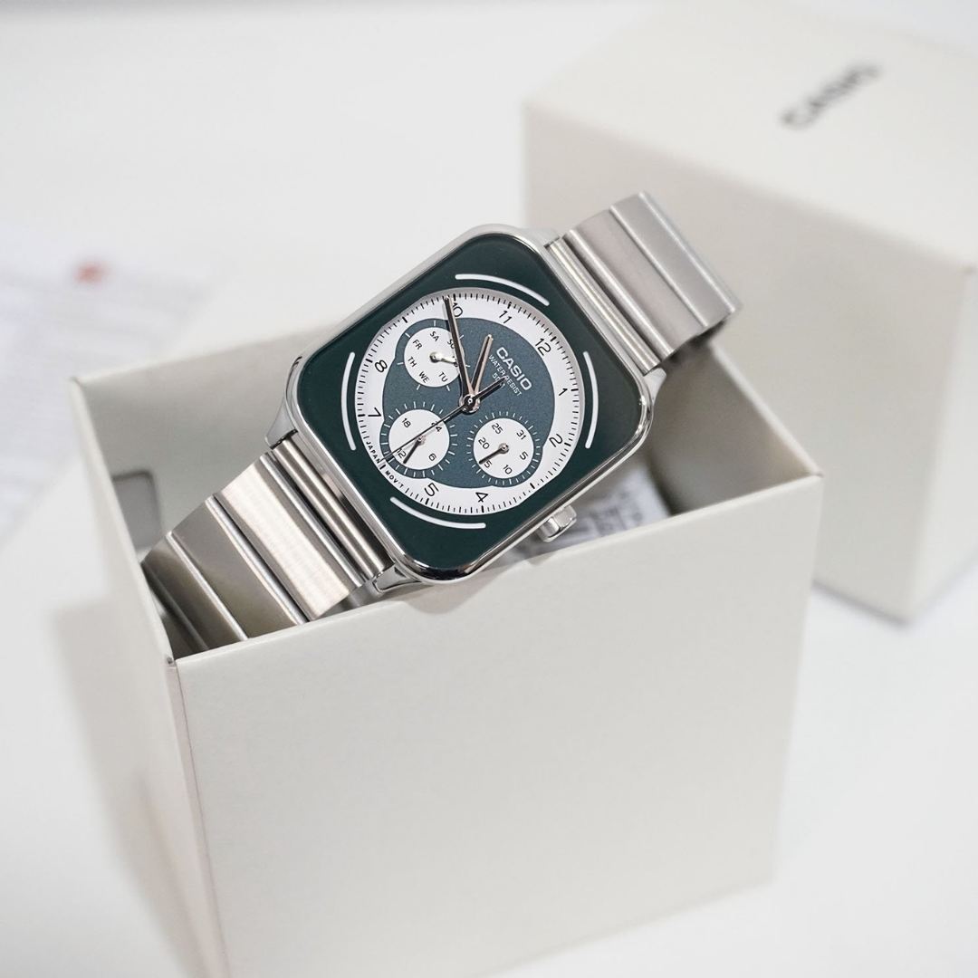 Reloj Casio Moonphase MTP-M307D-3B Unisex - Análogo