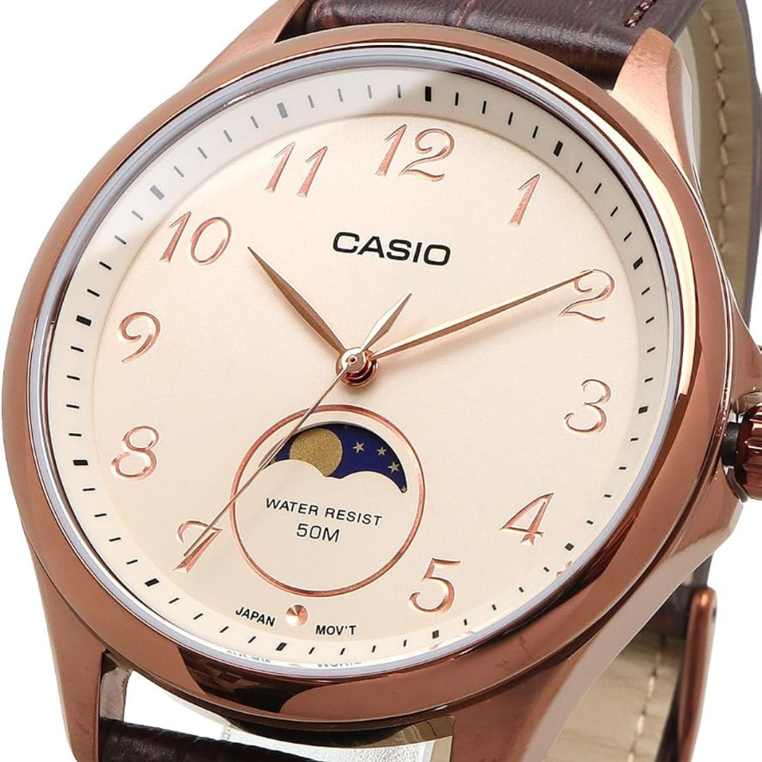 Reloj Casio Moonphase MTP-M110RL-5AV Hombre - Análogo