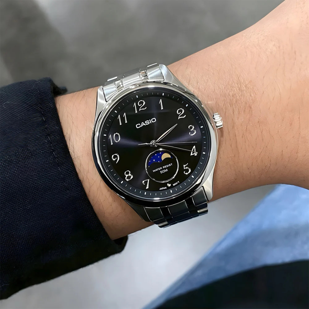 Reloj Casio Moonphase MTP-M110D-1AV Hombre - Análogo