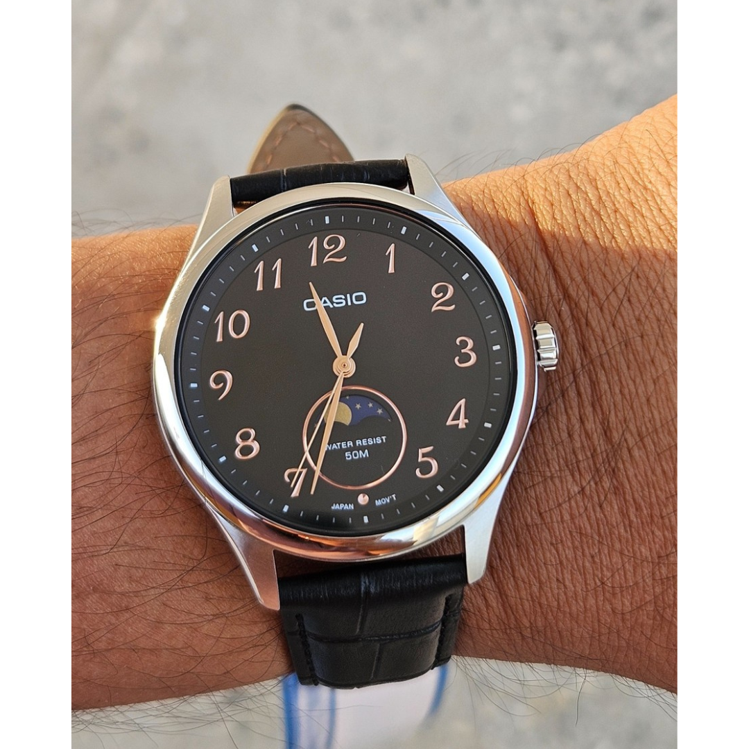 Reloj Casio Moonphase MTP-M110L-1A Hombre - Análogo