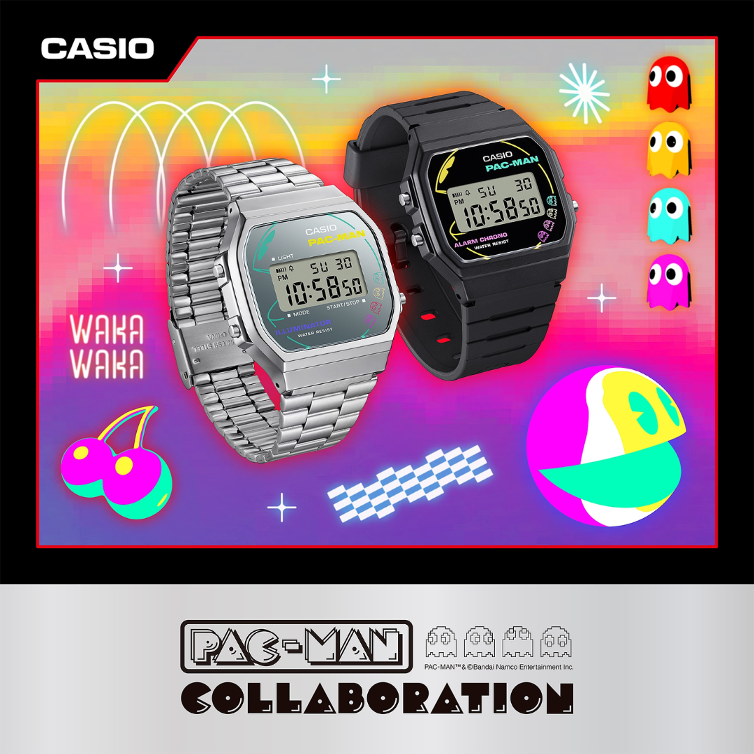 Reloj Casio PAC-MAN A168WEPC-7A Unisex - Digital