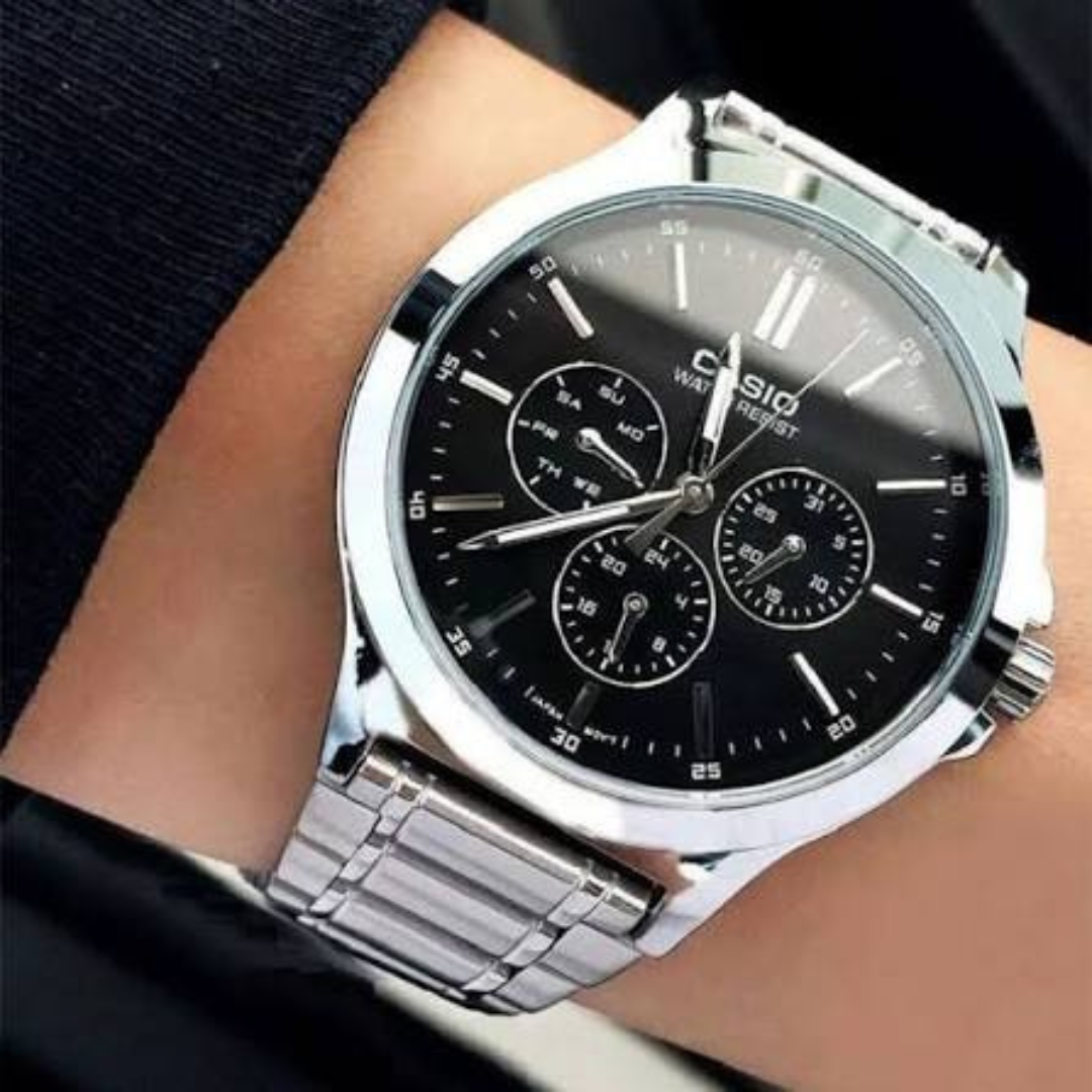 Reloj Casio Beside BMS-300D-1A Cristal Zafiro Hombre - Análogo