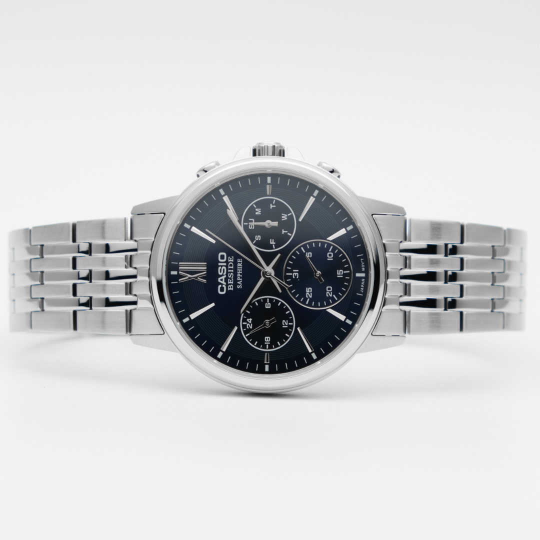 Reloj Casio Beside BMS-300D-2A Cristal Zafiro Hombre - Análogo