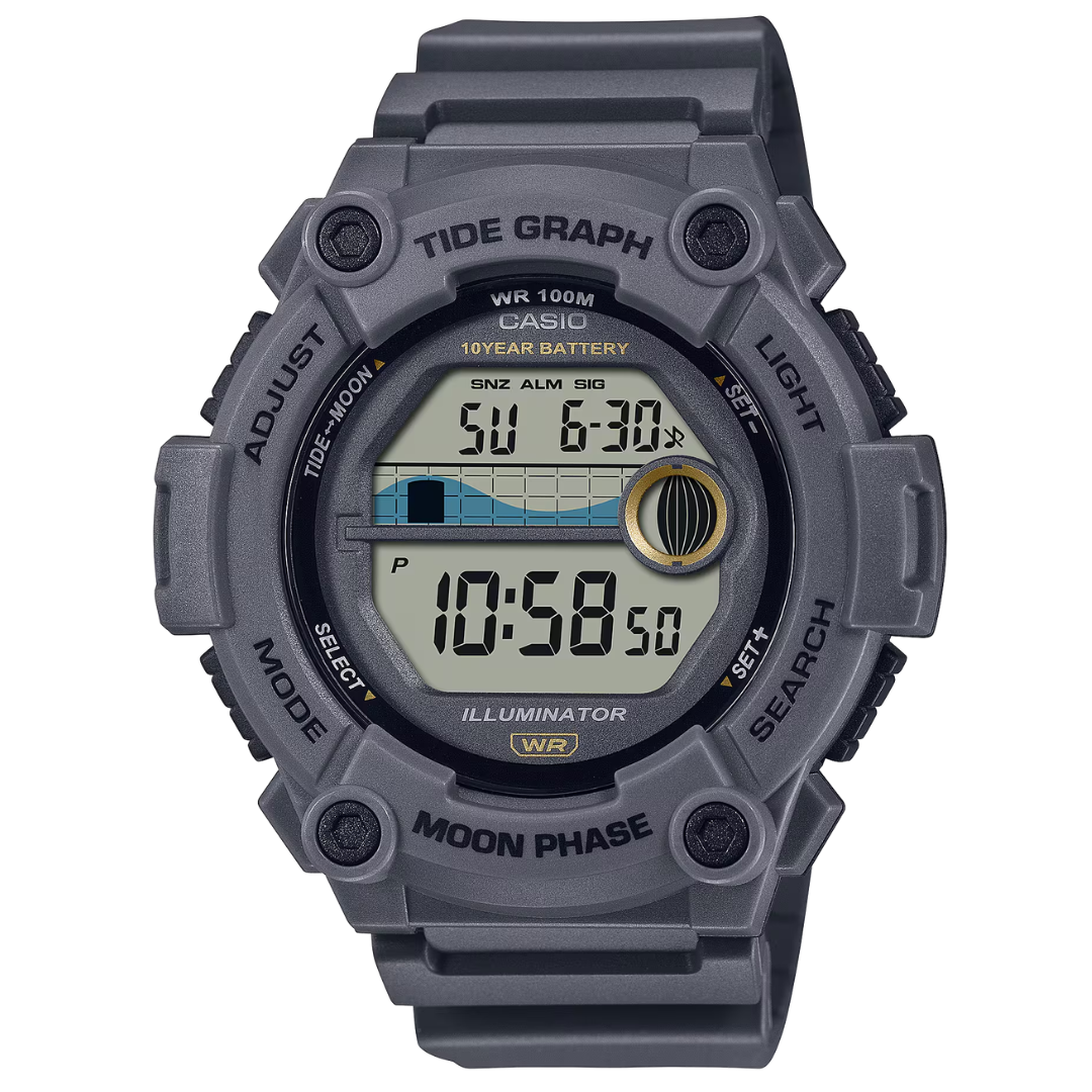 Reloj Casio Moonphase WS-1300H-8AV Hombre - Digital