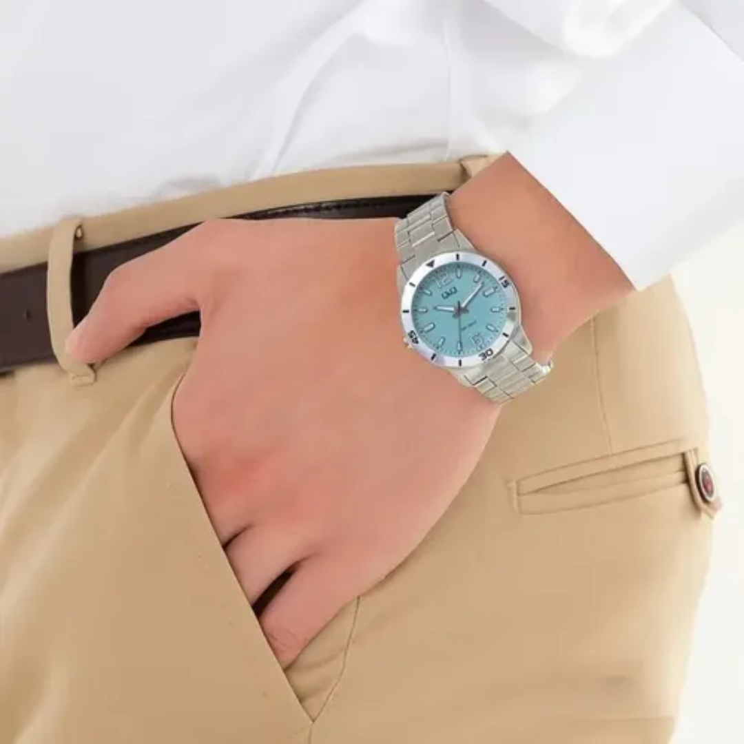 Reloj Q&Q Q85B-001PY Hombre - Análogo