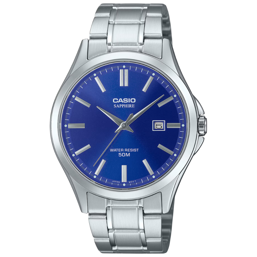 Reloj Casio MTS-115D-2A1 Cristal de Zafiro Hombre - Análogo