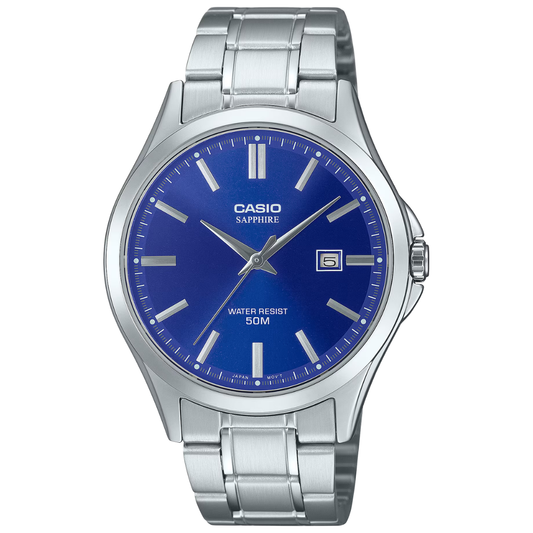 Reloj Casio MTS-115D-2A1 Cristal de Zafiro Hombre - Análogo