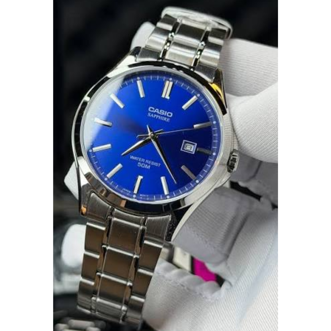 Reloj Casio MTS-115D-2A1 Cristal de Zafiro Hombre - Análogo