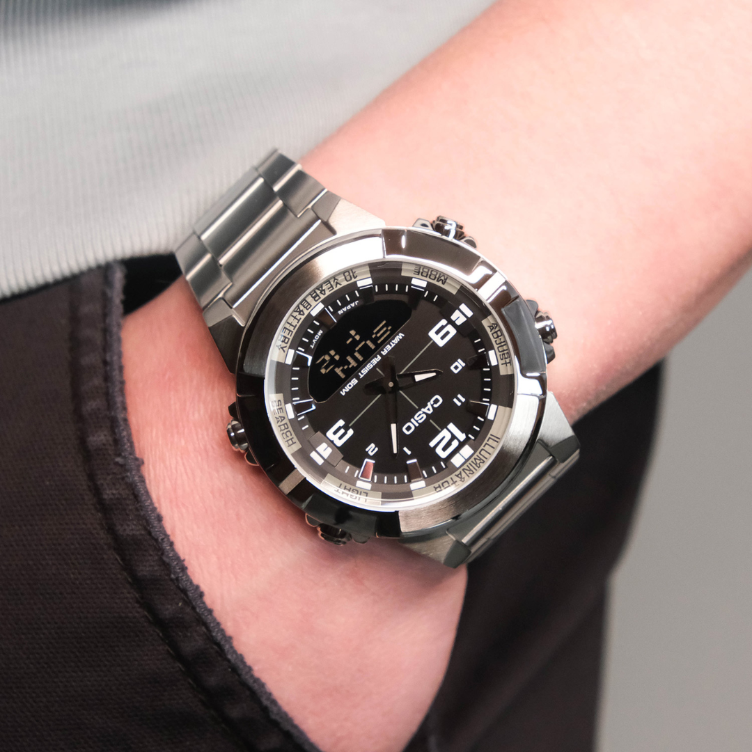 Reloj Casio AMW-870D-1A Hombre - Análogo Digital