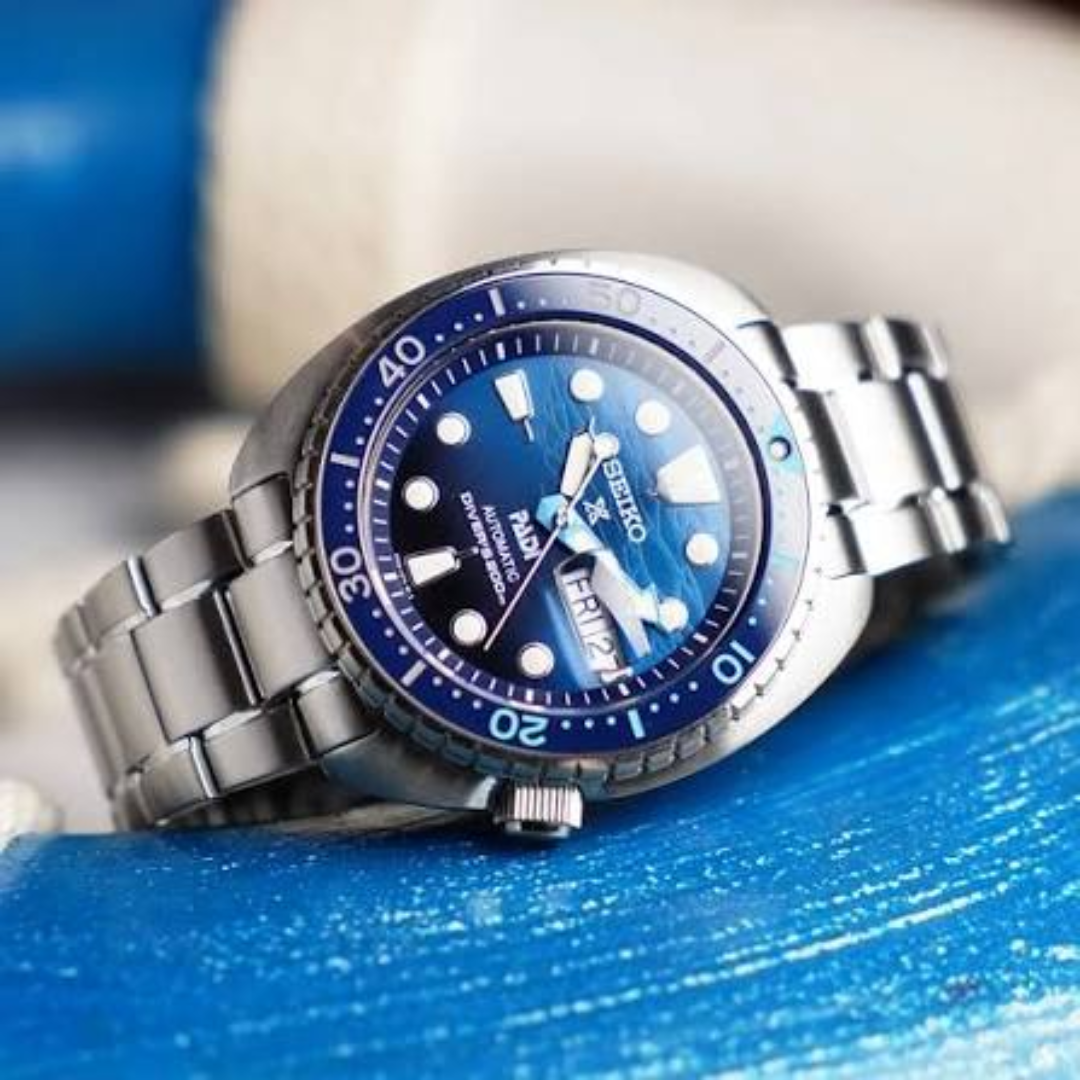 Reloj Seiko Prospex "Deep Blue Turtle" Diver Automático SRPC25 Hombre - Análogo