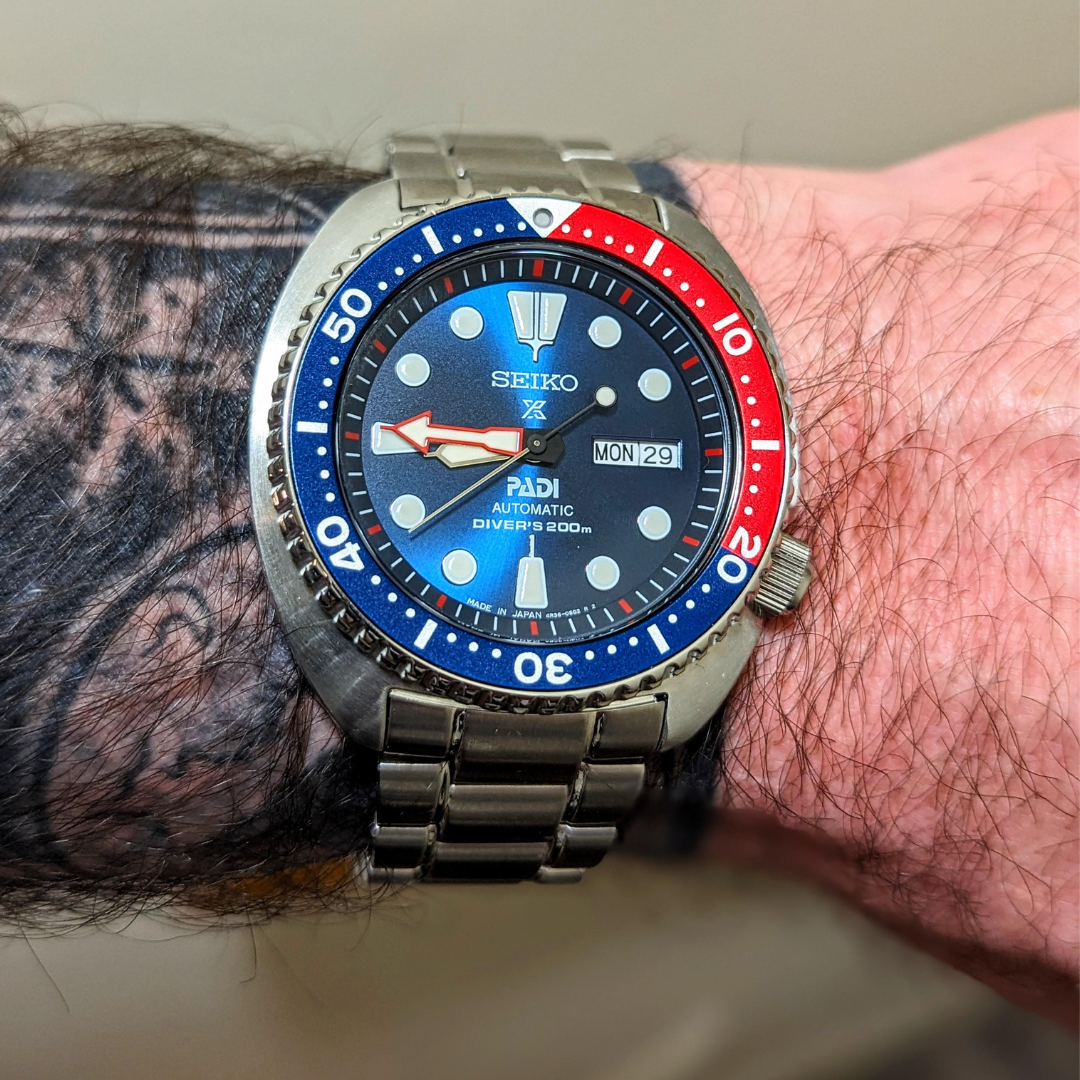 Reloj Seiko Prospex "Pepsi Turtle" Diver Automático SRPE99 Hombre - Análogo