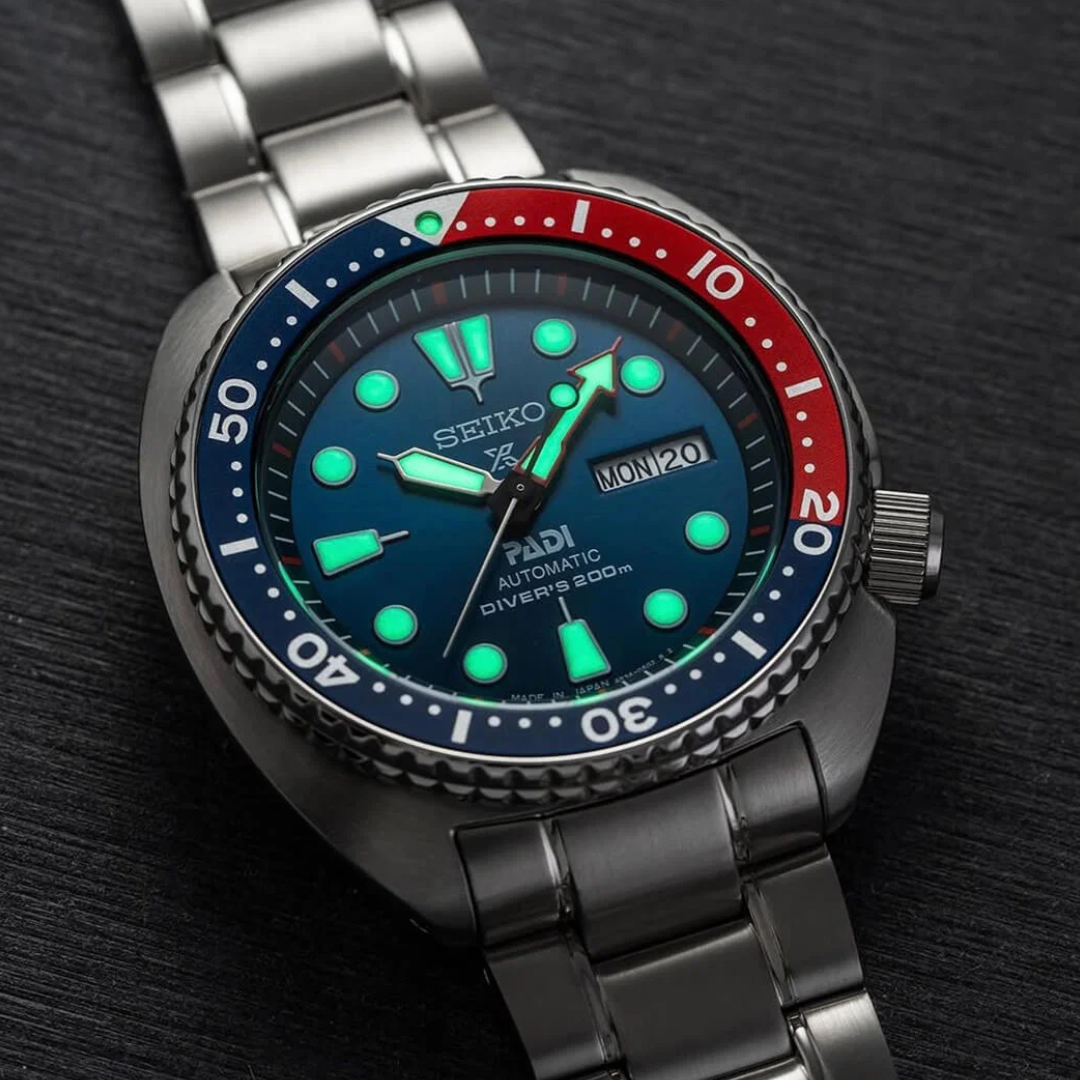 Reloj Seiko Prospex "Pepsi Turtle" Diver Automático SRPE99 Hombre - Análogo