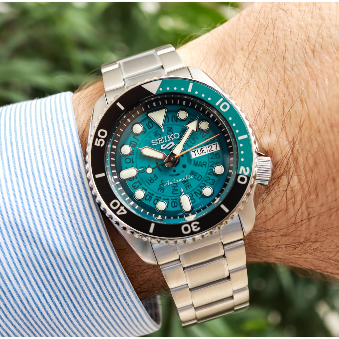 Reloj Seiko 5 Sports "Time-Sonar" Automático SRPJ45 Hombre - Análogo