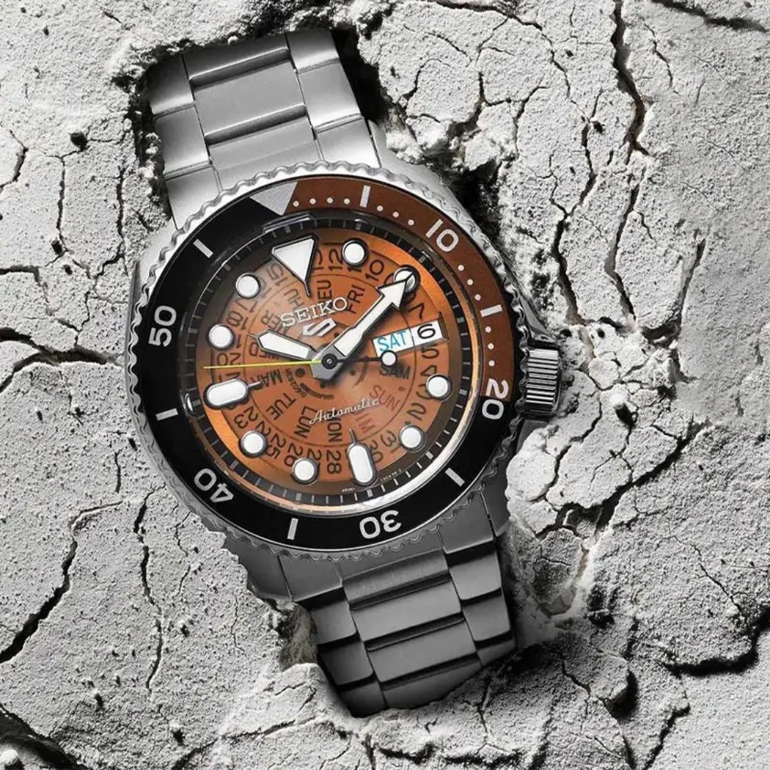 Reloj Seiko 5 Sports "Time-Sonar" Automático SRPJ47 Hombre - Análogo