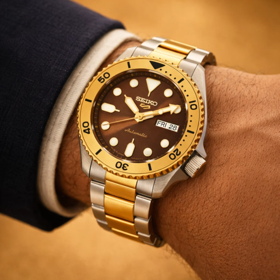 Reloj Seiko 5 Sports "Root Beer" Automático SRPK24 Hombre - Análogo