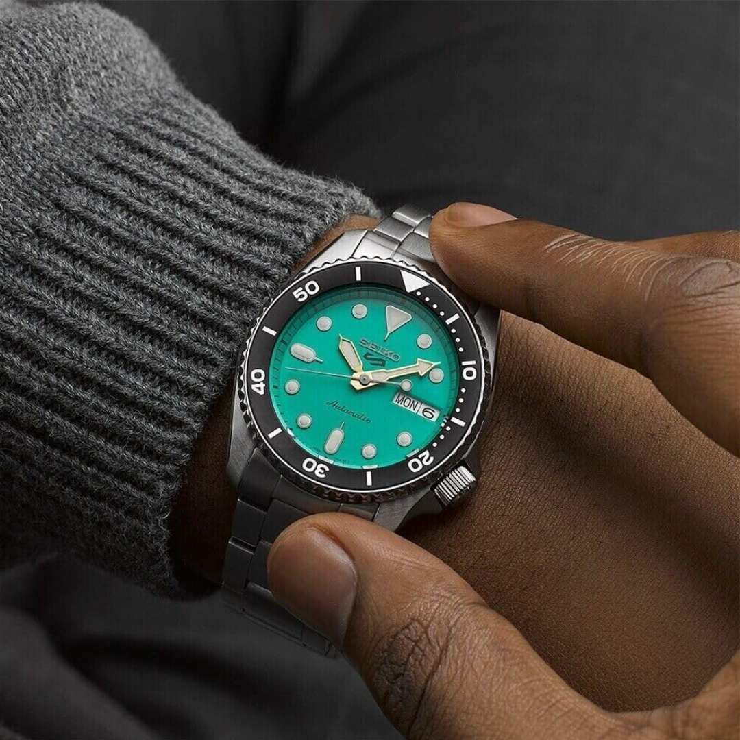 Reloj Seiko 5 Sports "Tiffany Tone" Automático SRPK33 Hombre - Análogo
