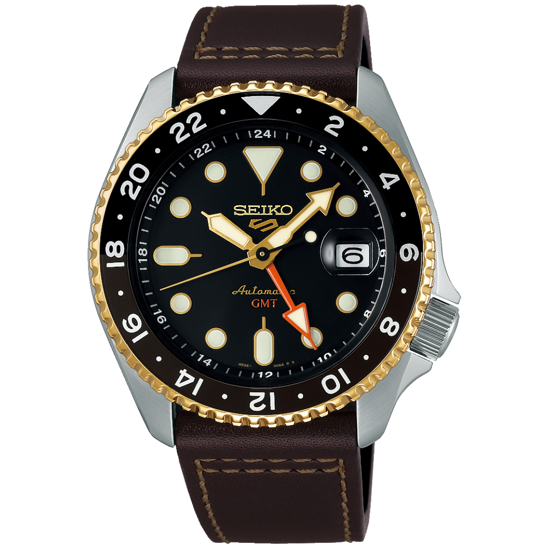 Reloj Seiko 5 Sports "Mocha GMT" Automático SSK036 Hombre - Análogo