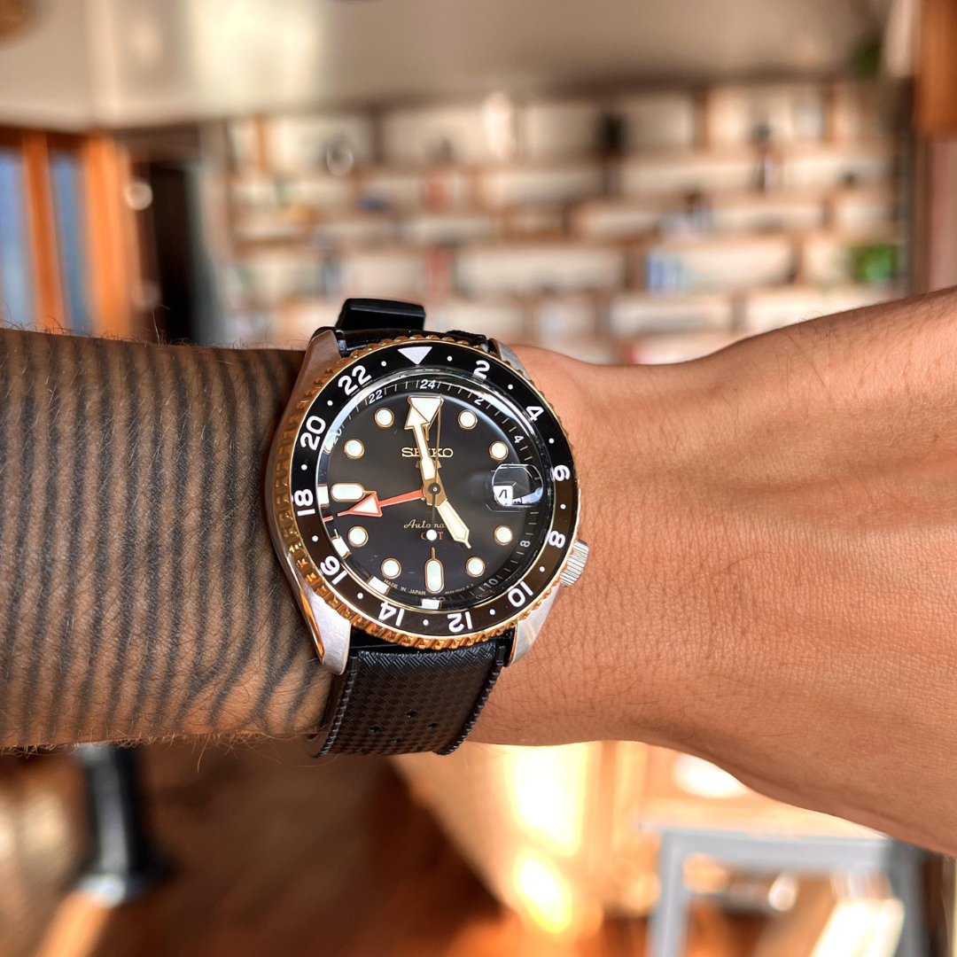 Reloj Seiko 5 Sports "Mocha GMT" Automático SSK036 Hombre - Análogo