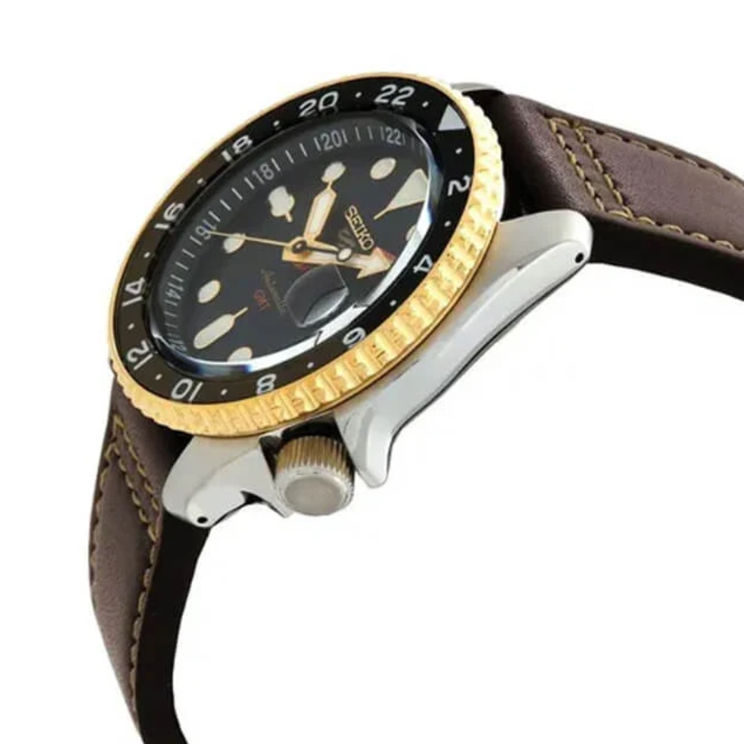 Reloj Seiko 5 Sports "Mocha GMT" Automático SSK036 Hombre - Análogo