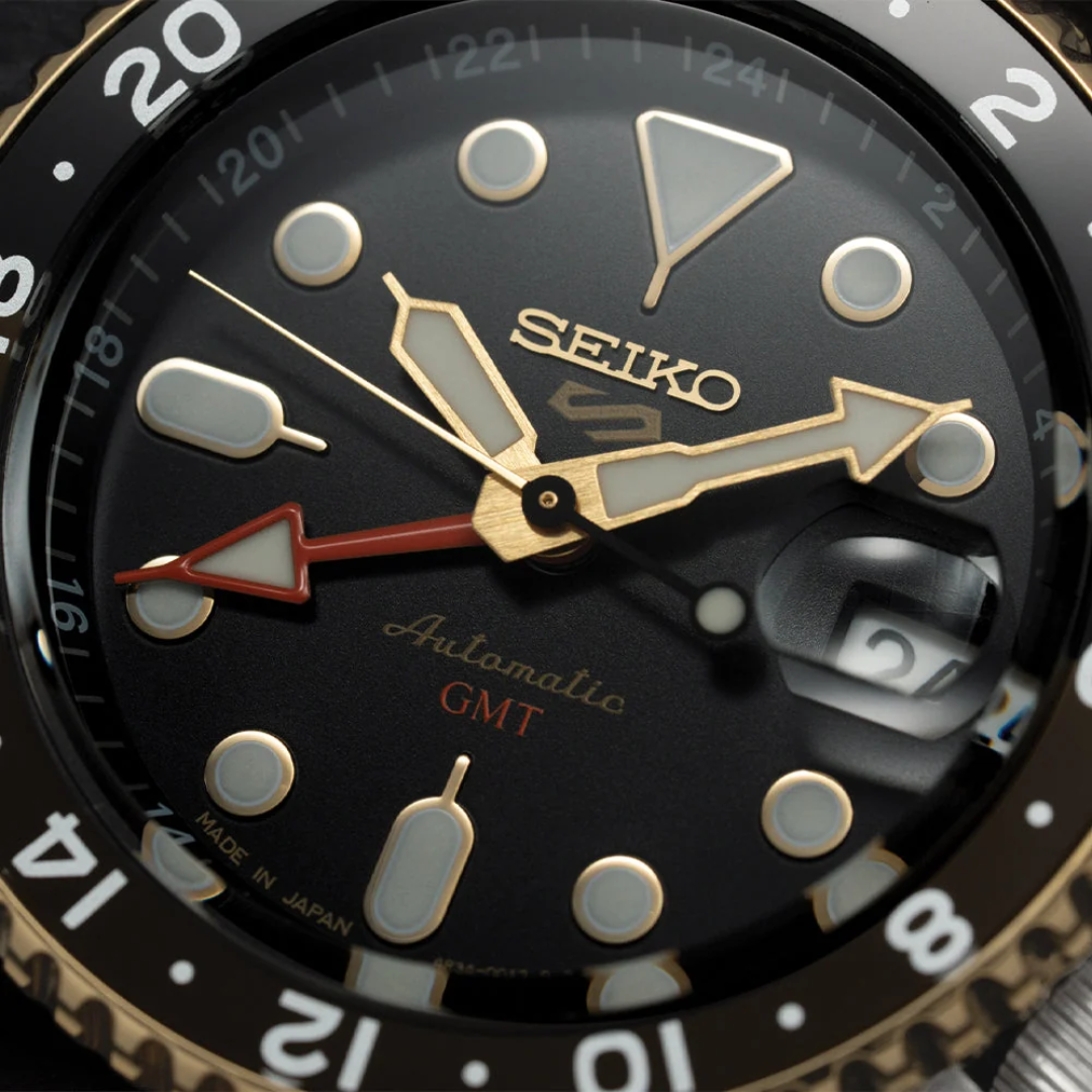 Reloj Seiko 5 Sports "Mocha GMT" Automático SSK036 Hombre - Análogo