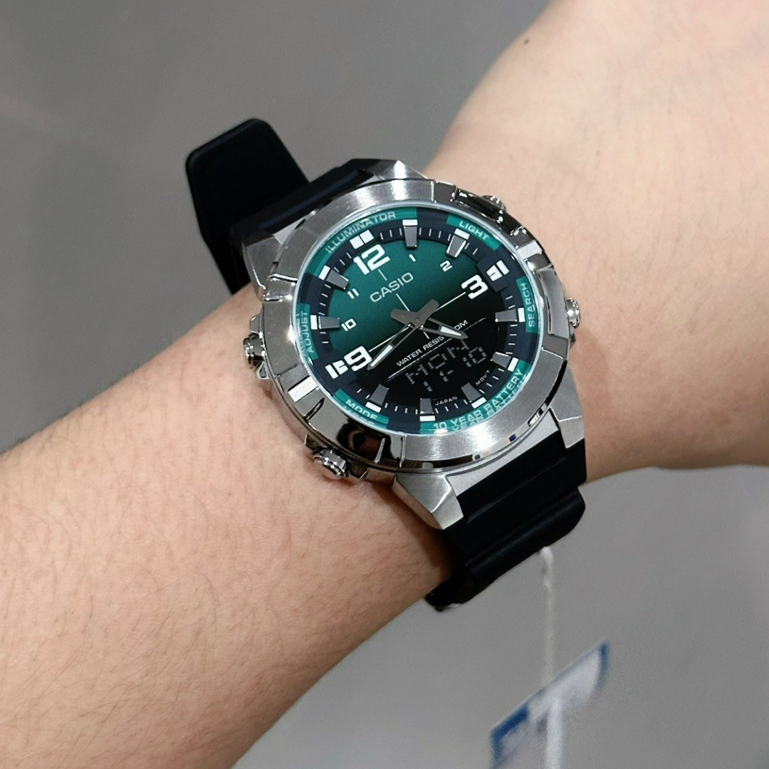 Reloj Casio AMW-870A-3A Hombre - Análogo Digital