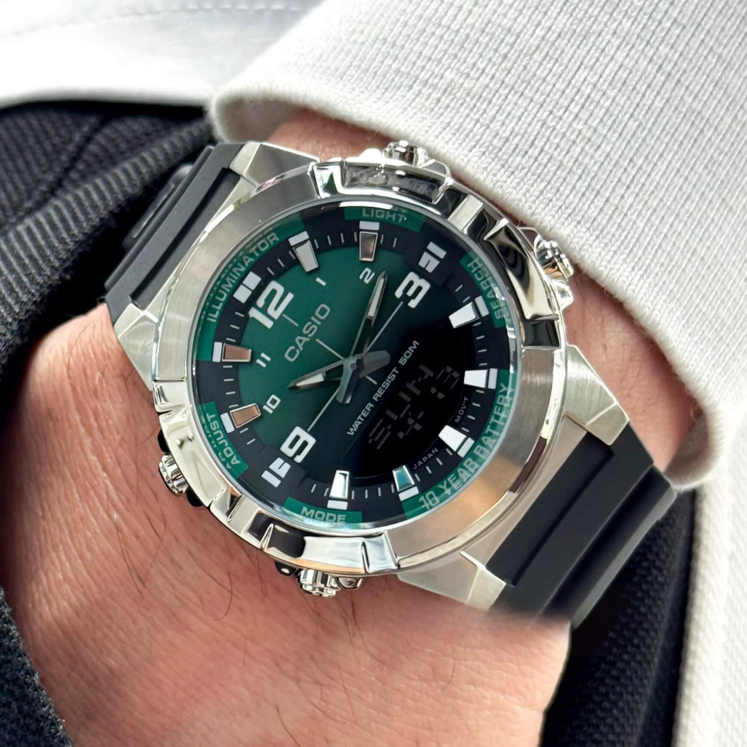Reloj Casio AMW-870A-3A Hombre - Análogo Digital