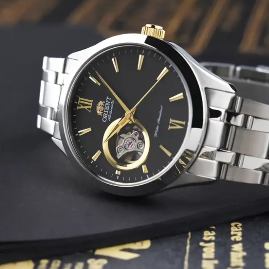 Reloj Orient TAG03002B Open Heart Automático Cristal Zafiro Hombre - Análogo