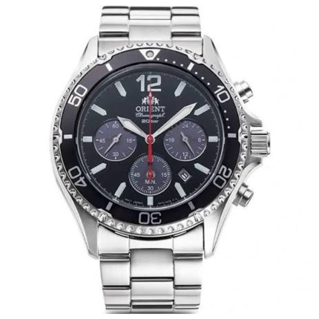 Reloj Orient Mako Solar RA-TX0202B Cristal Zafiro Hombre - Análogo